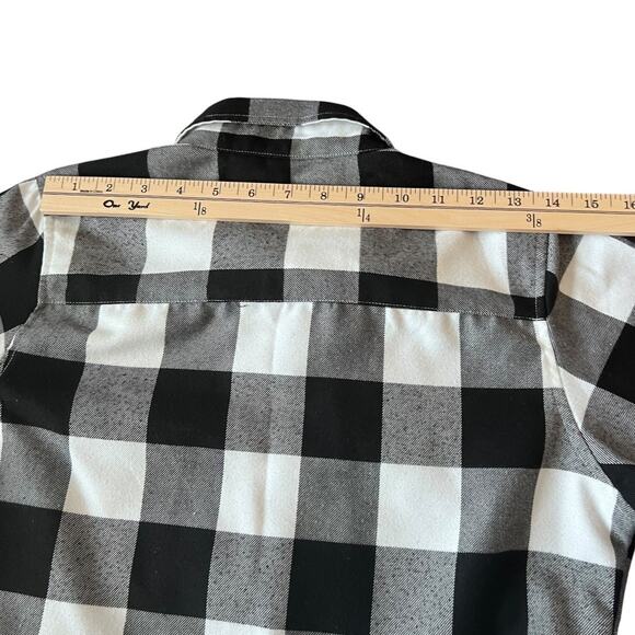 Dixxon Flannel The Gringo Plaid Long Sleeve Button Down Shirt Women Size M - Picture 8 of 8